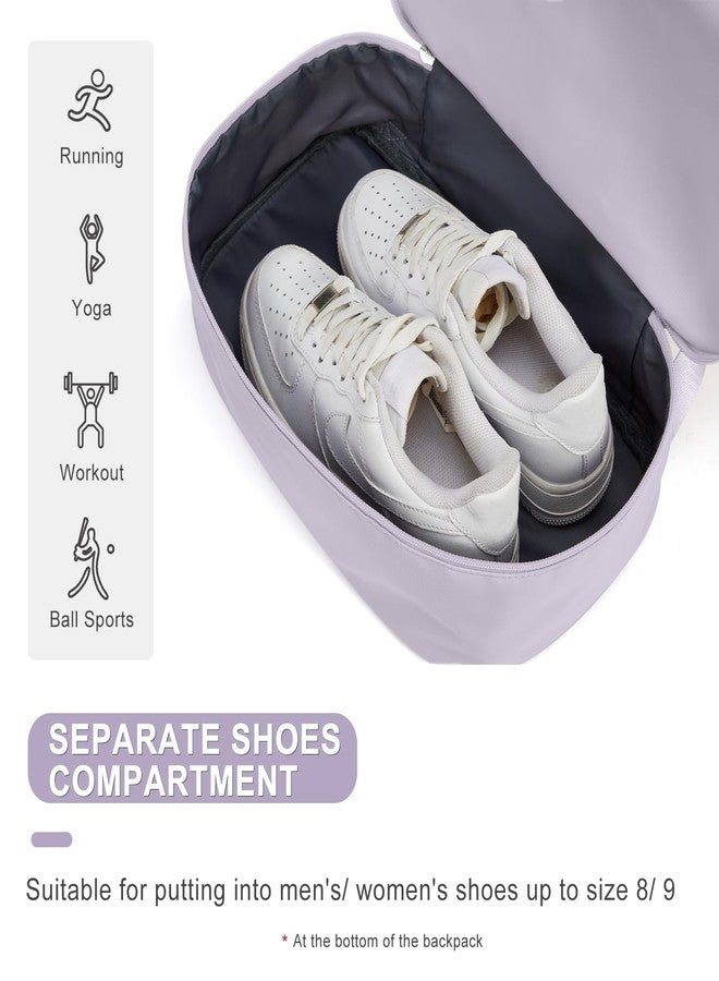 coofay Gym Backpack For Women Waterproof Sports Backpack With Shoe Compartment Lightweight Travel Backpacks Small Gym Bag Dance Volleyball Backpacks - Image 5